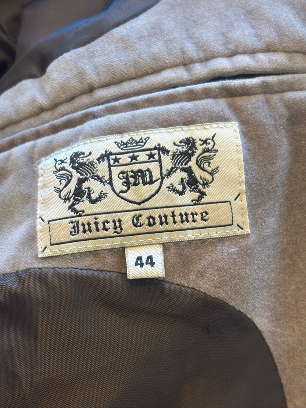Vintage 90’s! JUICY COUTURE, the Goodbye Baby Velvet blazer! - Picture 6 of 9